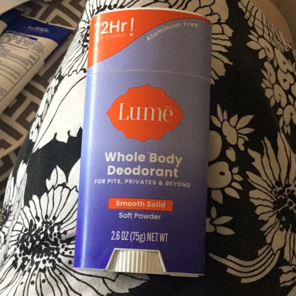 Lume Whole Body Deodorant ~ Smooth Solid ~ SOFT POWDER ~ Aluminum Free ~ 72 hour
